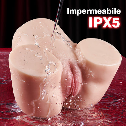 Natalia - Masturbatore Realistico Vibrante Dual Entry 2.5kg