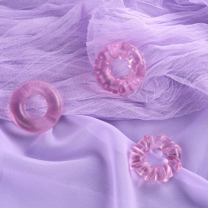 Set da 3 pezzi di anelli per il pene in TPE ad alta elasticità per il piacere maschile