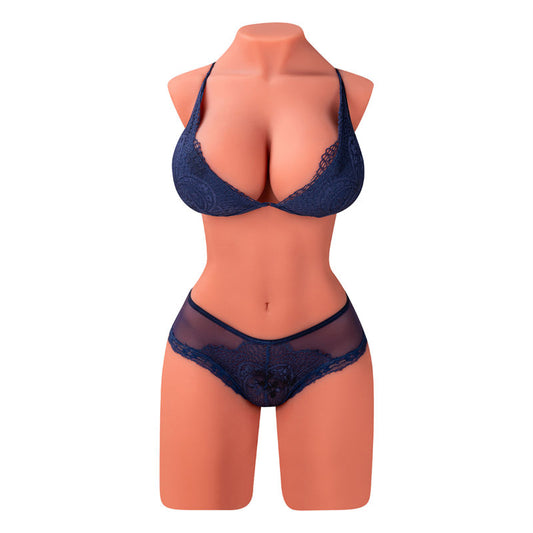 Catherine-beach top model seno grande bambola sexy del sesso a metà corpo a doppio canale