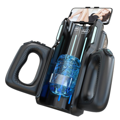 【Spedizione gratuita】LETEN 10 Masturbatore ad alta velocità con supporto per telefono