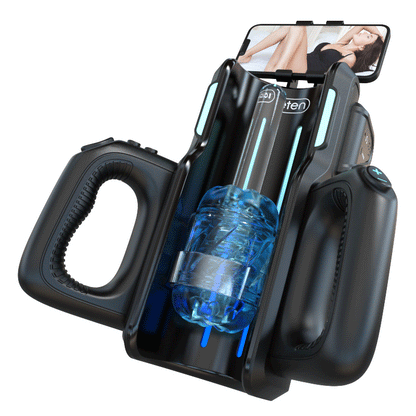 【Spedizione gratuita】LETEN 10 Masturbatore ad alta velocità con supporto per telefono