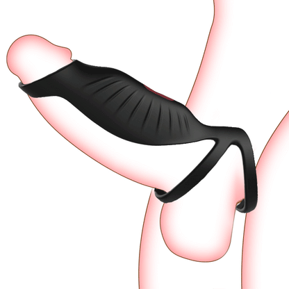 【Nuovi prodotti caldi】Anello del pene efficiente a vibrazione con 9 frequenze