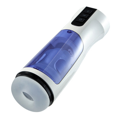 Cosmic Warrior 2 Coppa per la masturbazione retrattile a vibrazione riscaldata a 7 frequenze