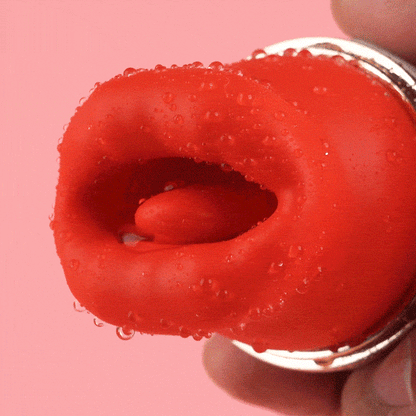 Seraphina - Bocca Lingua 4 in 1 Leccare & Mordere & Succhiare & Vibratore Clitorale Vibrante