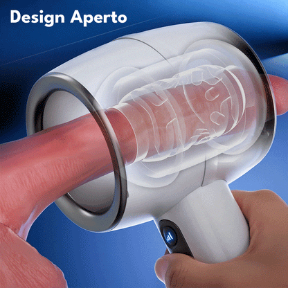 Hardy Masturbatore Cup portatile con due estremità aperte 3 Telescopica