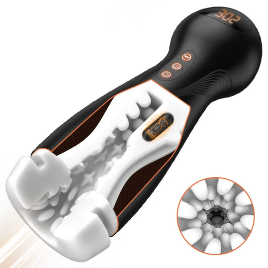 SolaceX - Evolution-8 Succhiare 10 Vibrare One Touch Orgasmo Masturbatore digitale a vuoto