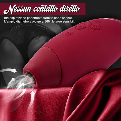 Womanizer Insideout – Vibratore a suzione del punto G, design ergonomico, rosso
