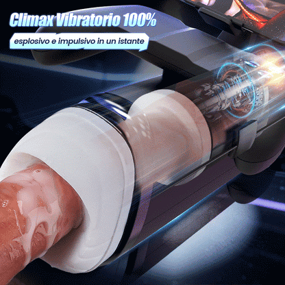 Turbo - Stroker a 10 Modalità Esplosive – Design Gamepad Immersivo con Supporto per Smartphone