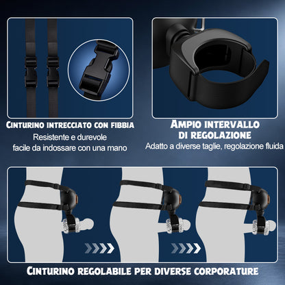 【Vendita flash: 30% SCONTO】Hazel - Masturbatore maschile indossabile 3-in-1 con guaina in silicone, 9 livelli di spinta, rotazione e vibrazione