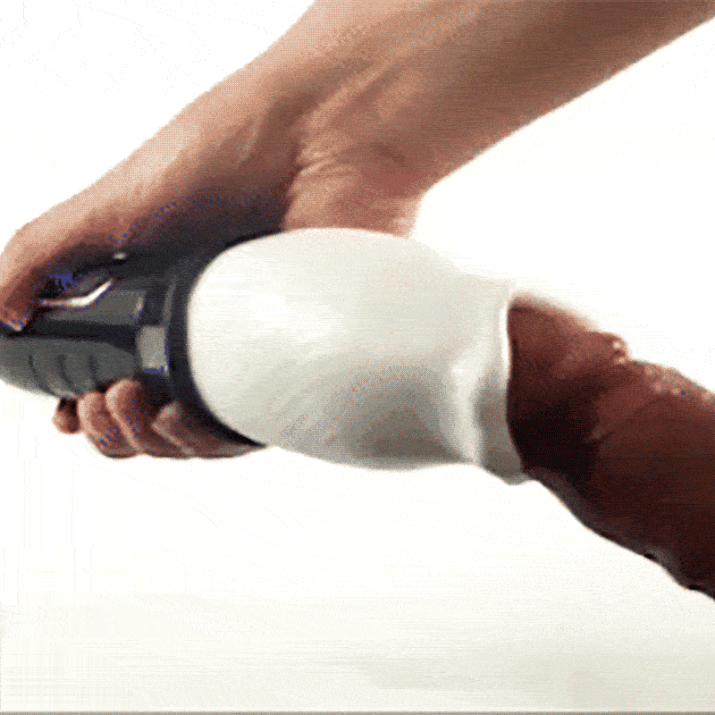 Oral-sex 2 IN 1 Masturbatore 5 modalità di Rotazione & 10 Vibrazione AcmeJoy TORNADO