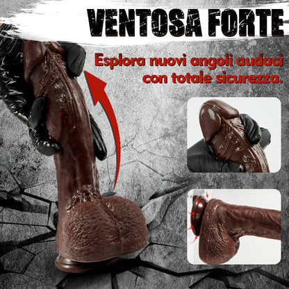 Dante – Dildo realistico con glande extra-large per un intenso piacere del punto G
