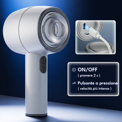 Hardy Masturbatore Cup portatile con due estremità aperte 3 Telescopica