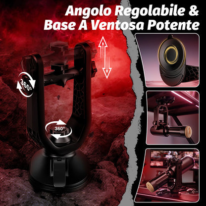 ThrustMax Masturbatore Automatico Hands-Free con Supporto