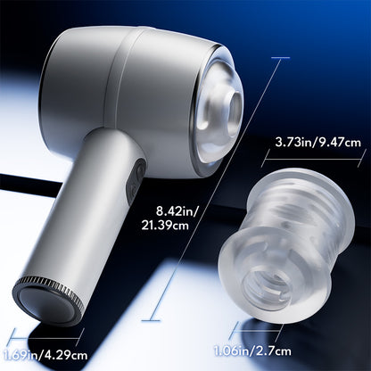 Hardy Masturbatore Cup portatile con due estremità aperte 3 Telescopica