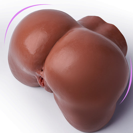 Amina —da dea con un grosso sedere marrone scuro da 10 kg, piena e rotonda, immersa nel desiderio!