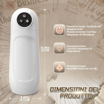 Skyline-10 Succhiare 10 Vibrare Masturbatore maschile